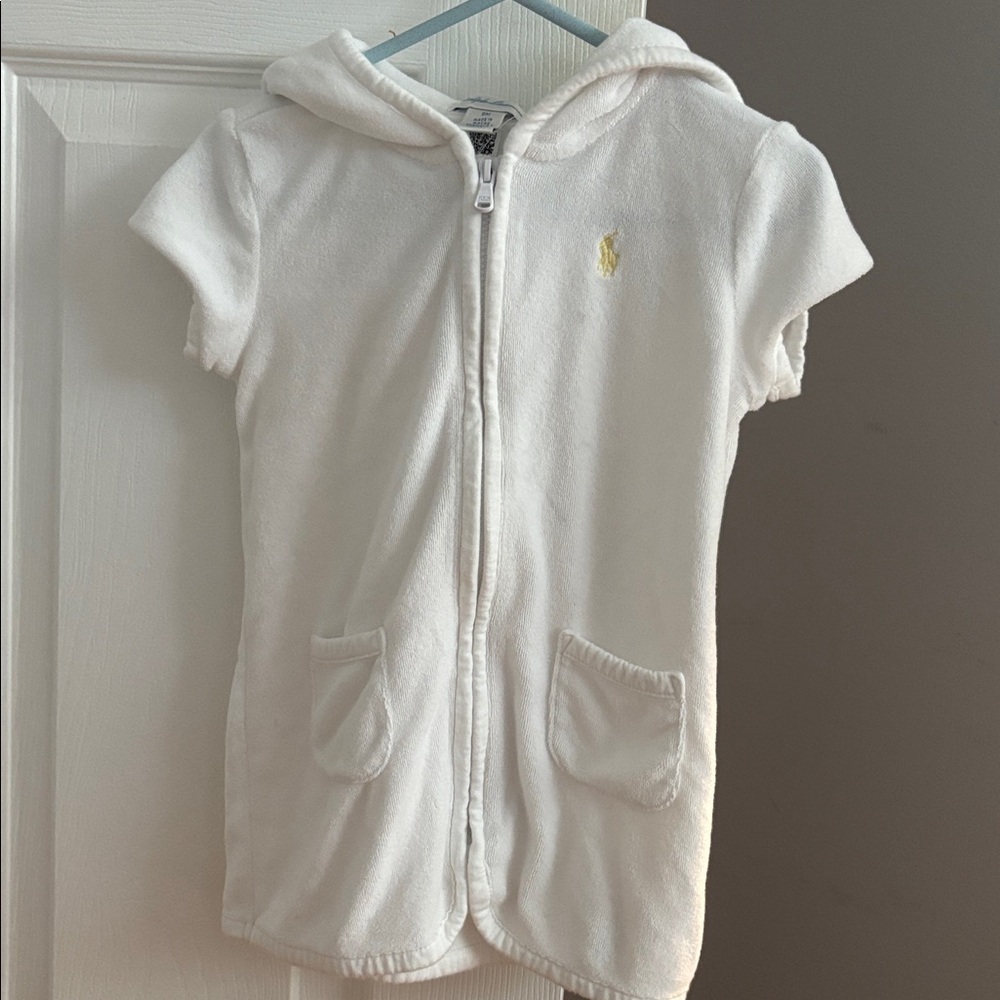 Ralph Lauren terry hooded coverup